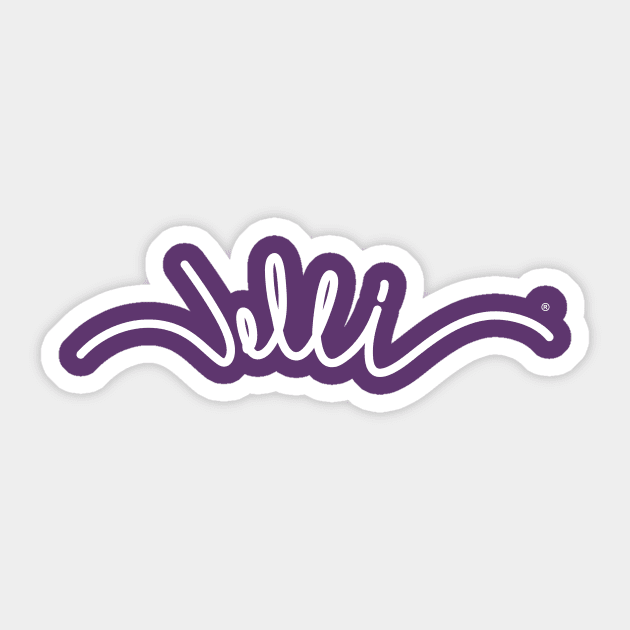 Jelli - White Sticker by aquaticform